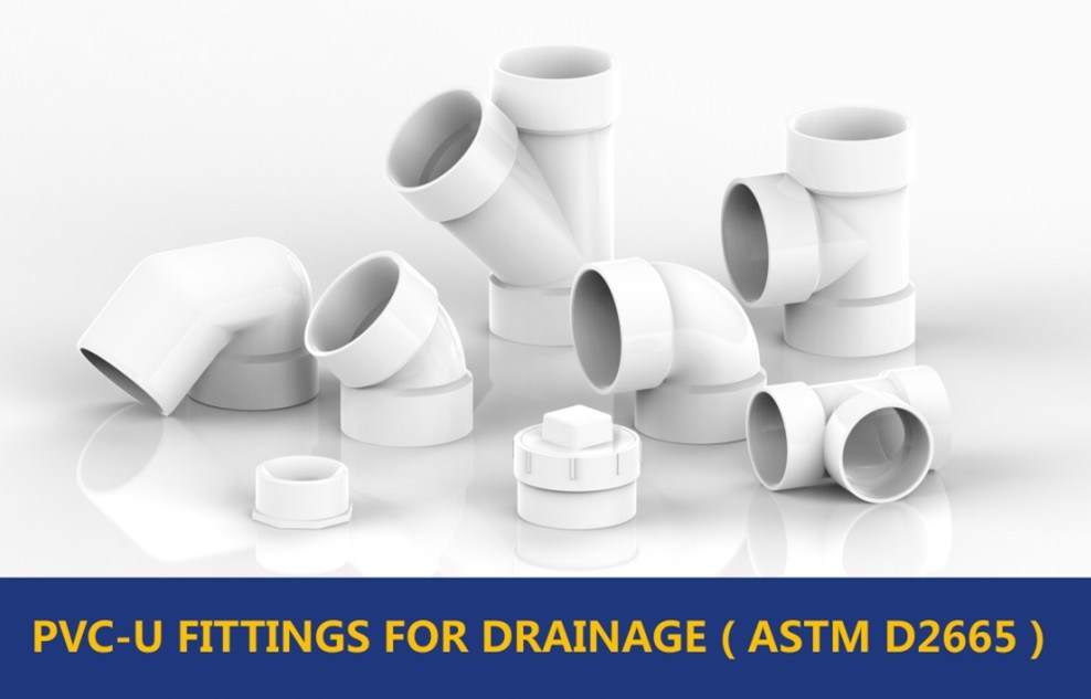 Ty Brand ASTM2665 Plastic PVC UPVC Water Connection Drainage Wasting Rubber Joint Pipe Fittings