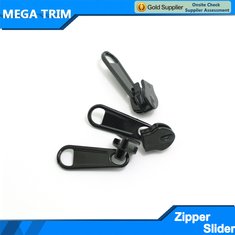 Hot Sale Black Zipper Slider for Nylon Zipper
