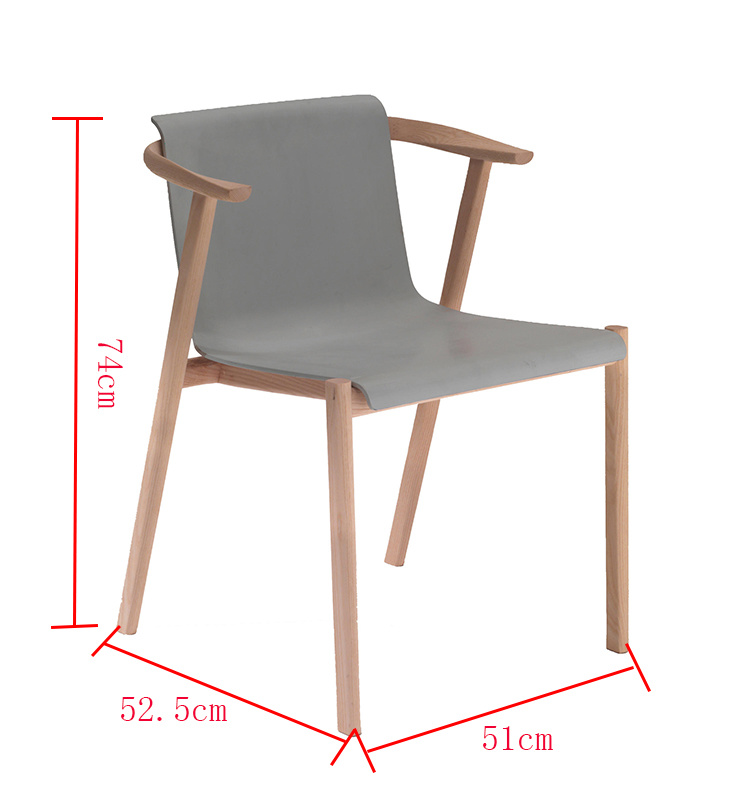 2018 Modern Classic Wooden with Arm Furniture Dining Chair