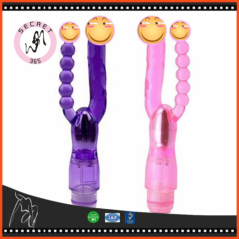 New Vibrating G-Spot Clitoral Dildo Vibrator Massager Female Vibe Sex Toys