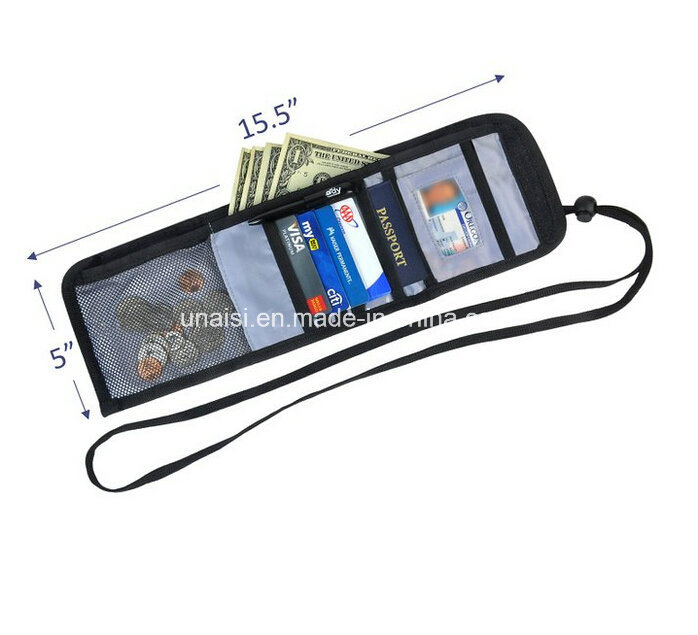 Travel Security Under Clothes Money Passport Pouch Neck Wallet