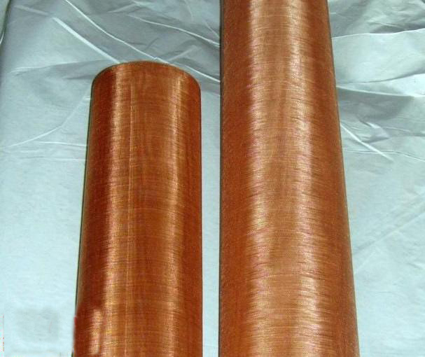 Emf Shielding Copper Wire Fabric Plain Woven Wire Mesh