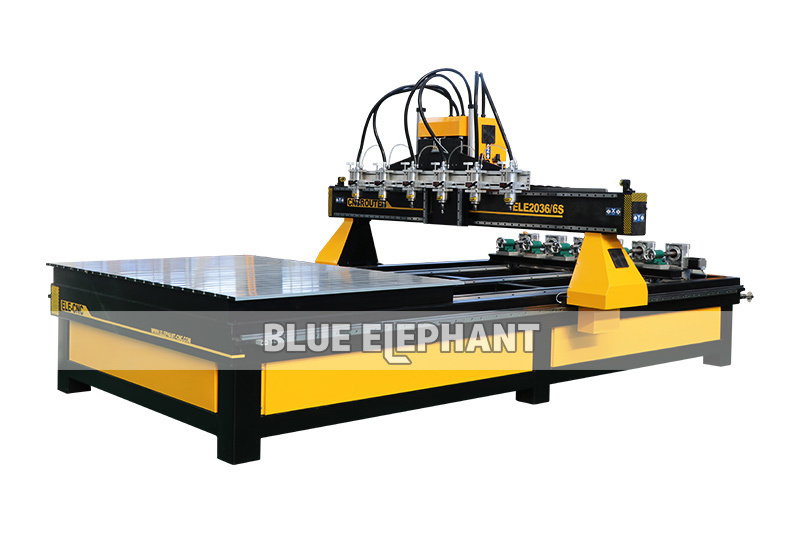 2036 6s Multi Spindles CNC Router Wood Cutting Machine for Violin Making