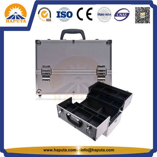 Custom Aluminum Cosmetic Beauty Makeup Box (HB-1201)