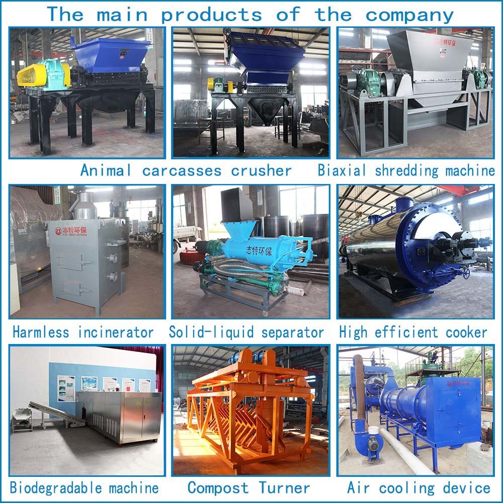 High-Quality Disease Animals/Pet/Medical Waste/Living Marine Garbage/Biological Sludge of Incinerator