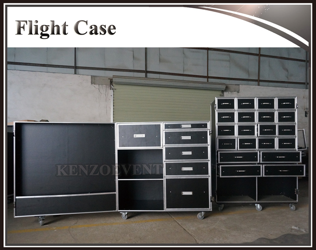 Custom Aluminum Durable Heavy Duty Flight Case with Drawers