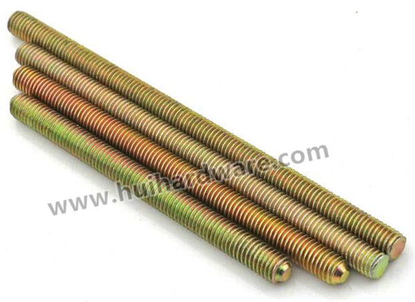 Color Zinc Plated Full Threaded Threaded Rod (DIN975)