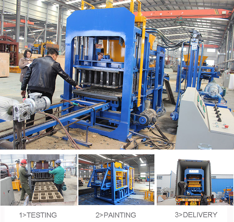 Construction Equipment Qt6-15 Block Forming/Fly Ash Brick Making Machine