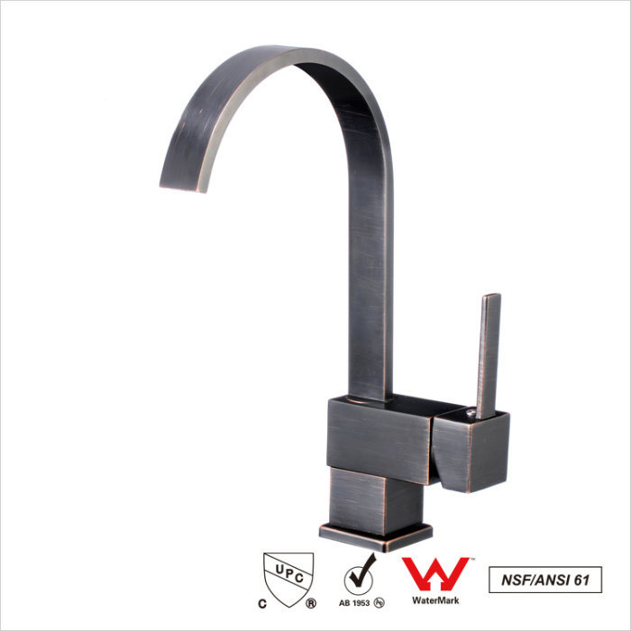 Lead Free Brass Deck Mounted Mixer Sink Tap Kitchen Faucet