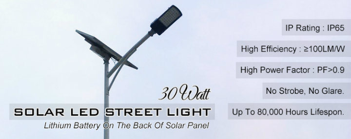 Factory Wholesale Outdoor Products 30W 60W LED Solar Lighting for Street