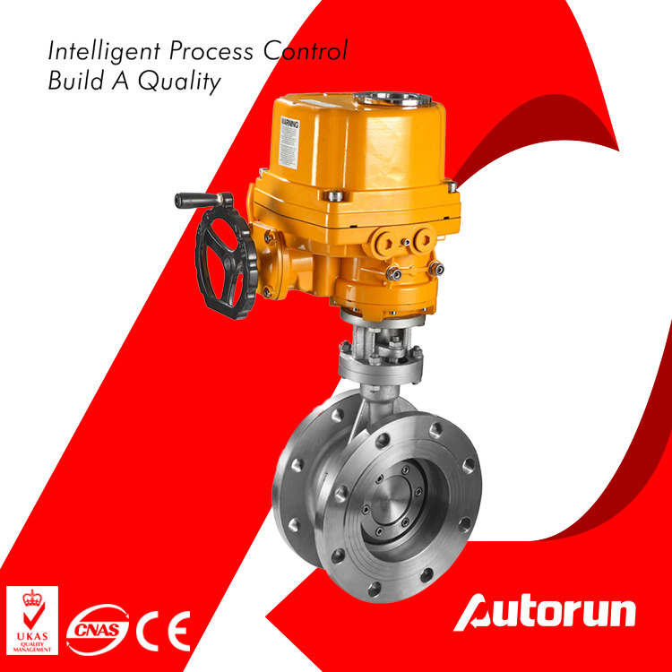 Explosion Proof Motorized Triple Eccentric Butterfly Valve