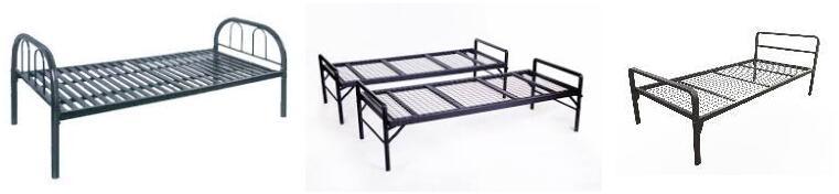 Popular Worker Beds School Dormitory Furniture Metal Single Bed