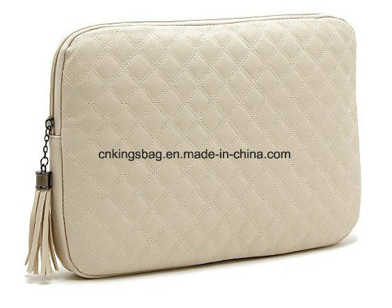 Diamond Quilted PU Tassel Lady iPad or Tablet Sleeve Cover