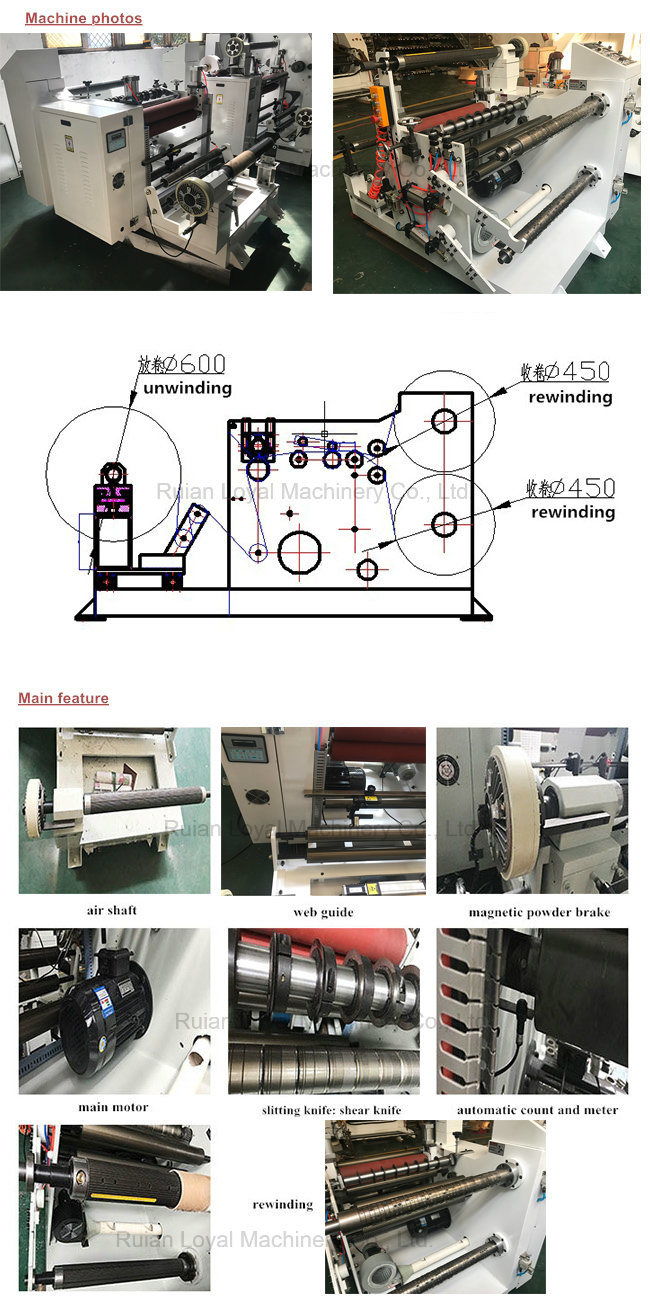 High Precision Copper Shielding Tape Slitting Machine