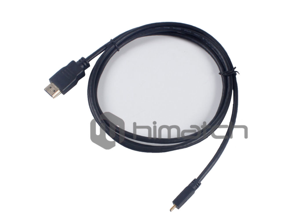 UHD Industrial Micro HDMI Cable a-D Male 1-3m for Camera