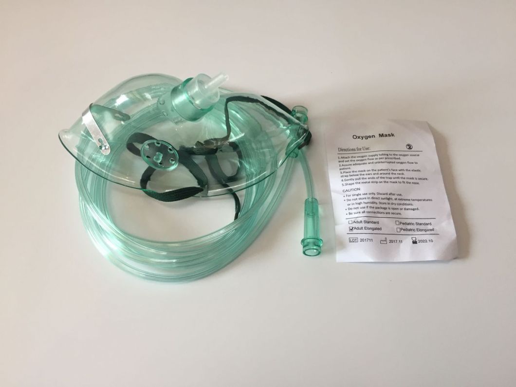 Disposable Medical PVC Oxygen Nebulizer Mask with Aeresol Kit