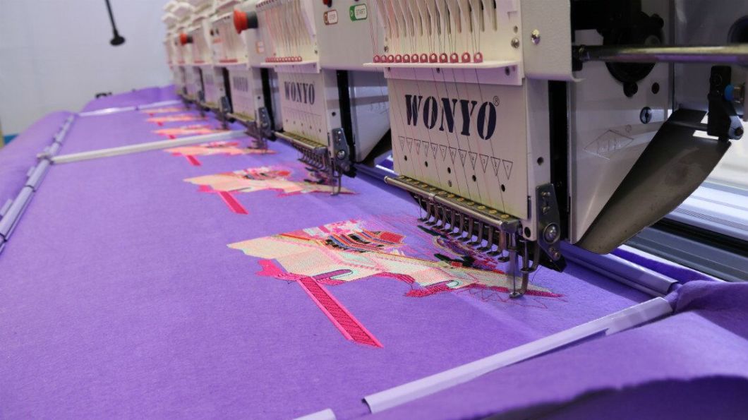 8 Head 12 Thread Embroidery Machine for Sale Wy1208c
