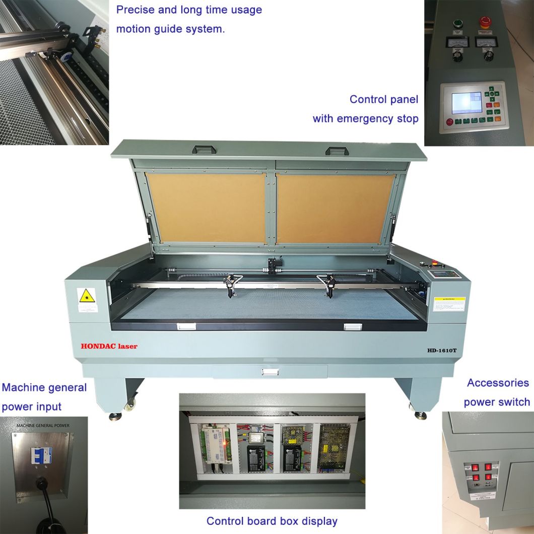 CCD Camera Laser Cutting Machine for Label Trademark Sticker