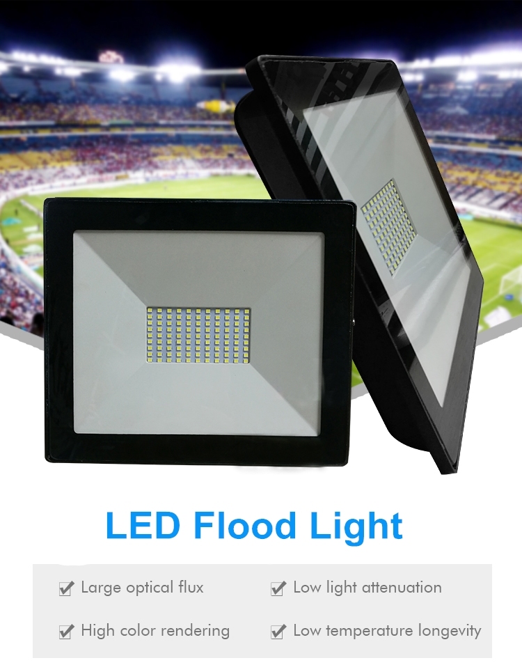 10W-100W IP65 Driverless Linear Ultra Slim Apple LED Floodlight