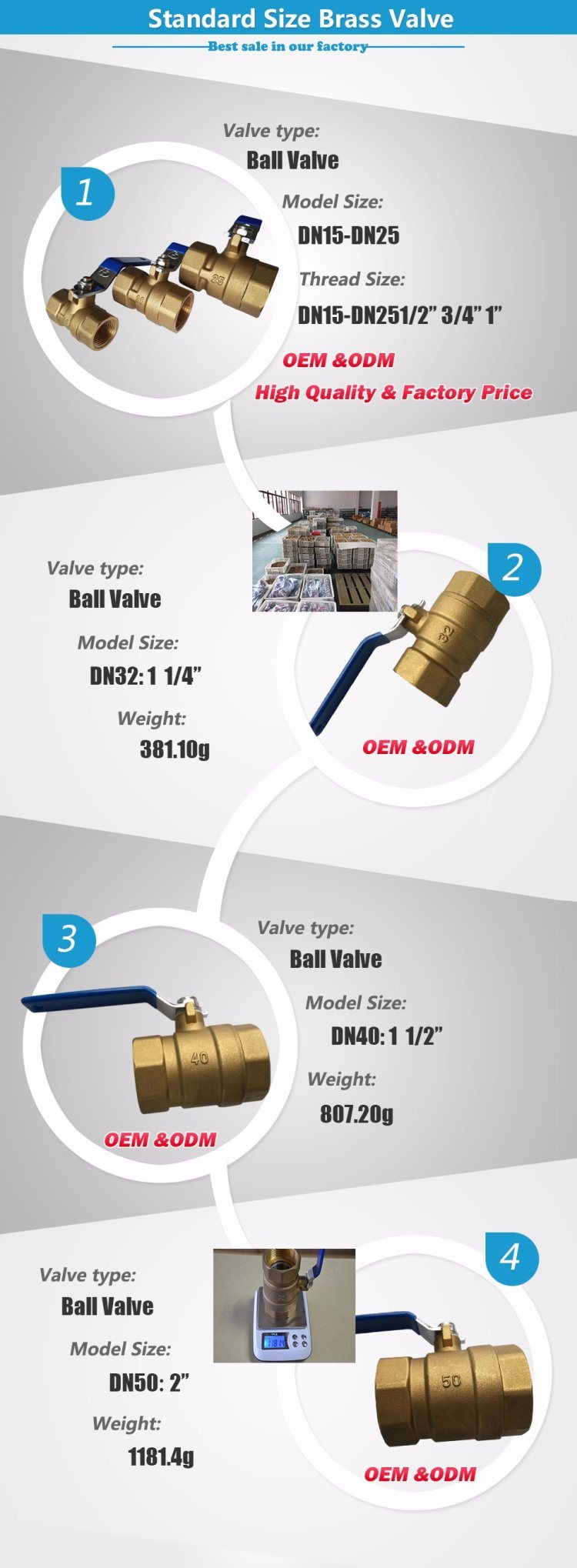 Hot Selling Welded and Sanitary Ball Valve Dn40