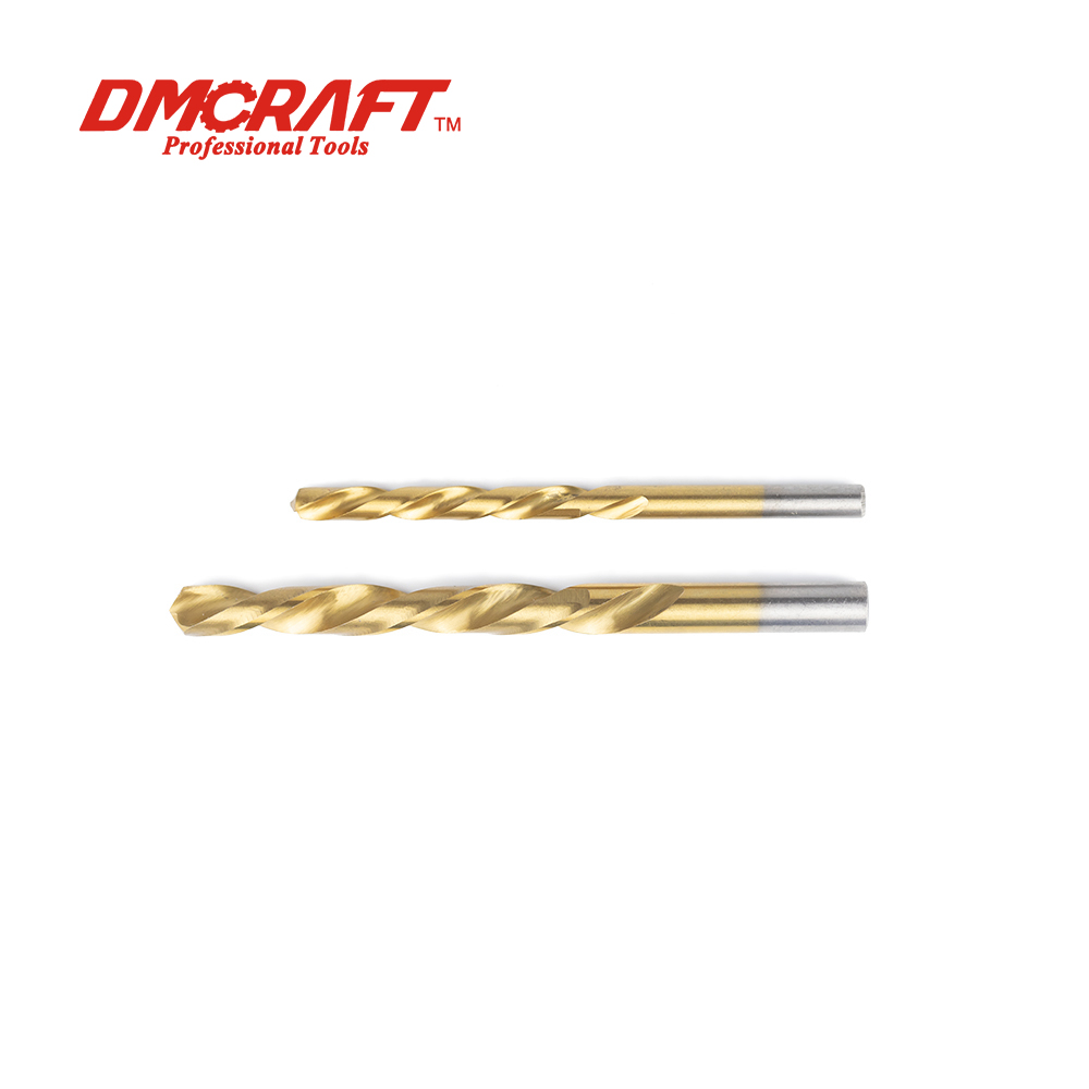 Titanium Coated HSS Left Hand Twist Drill Bits