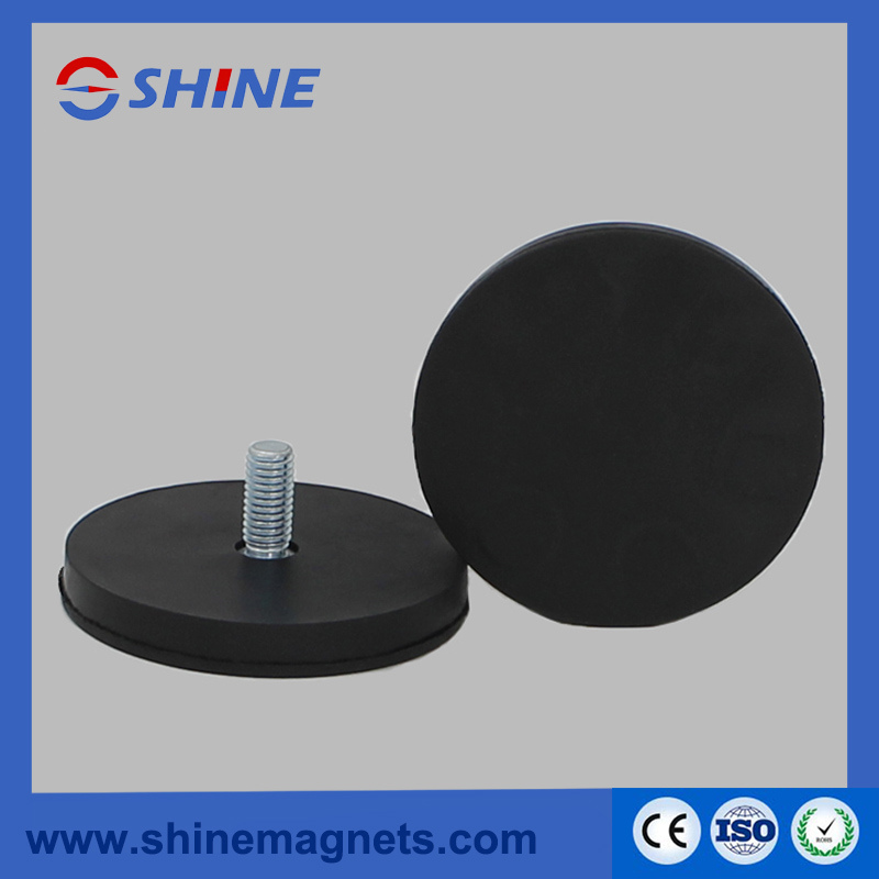 Standard Size (D22, D43, D66, D88) Strong Neodymium Pot Magnet with Thread Rod