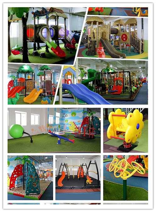 Amusement Park Big Playground Equipment Set for Kids to Play