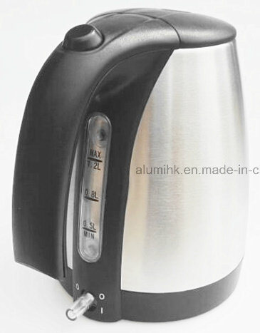 1.2L 304# Stainless Steel Electric Cordless Kettle for Hotel and Hospitality
