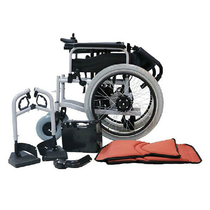 Aluminum Frame Mobility Power Wheelchair for Disabled People (PW-001)