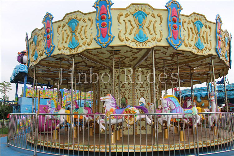 Factory Price New Amusement Park Playground Carousel Rides