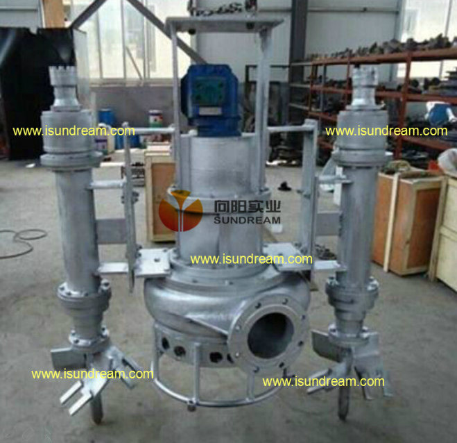 Hydraulic Motor Submersible Sand Dredge Pump with Two Excavator