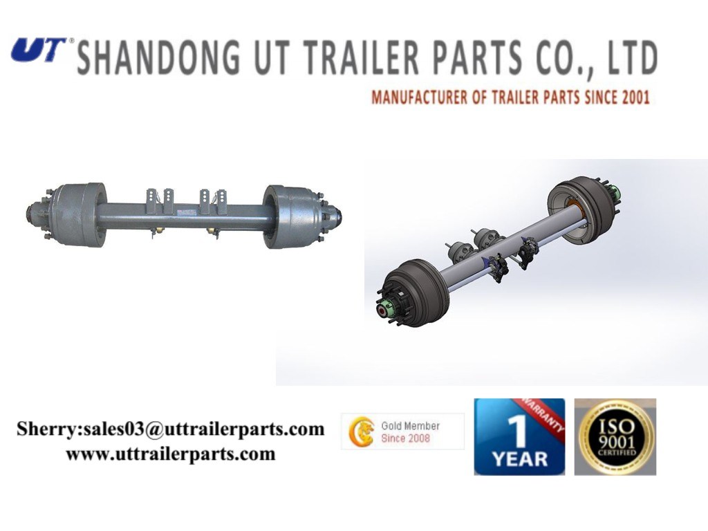 Semi Trailer Parts Lowbed Axle