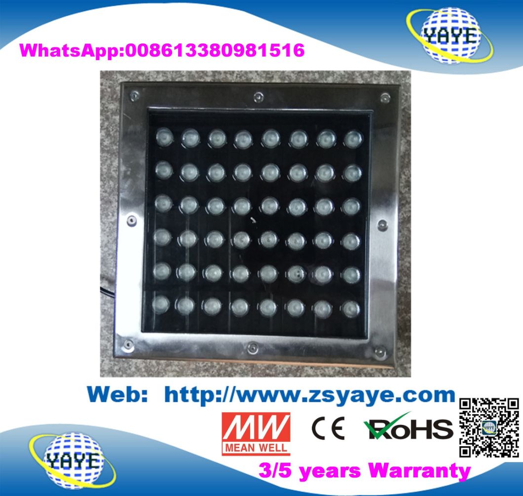 Yaye 18 Hot Sell IP67 COB 10W/20W/30W/40W/50W Square 12W/24W/36W/48W RGB LED Underground Light/LED Buried Light/LED Inground Lights with 2/3 Years Warranty