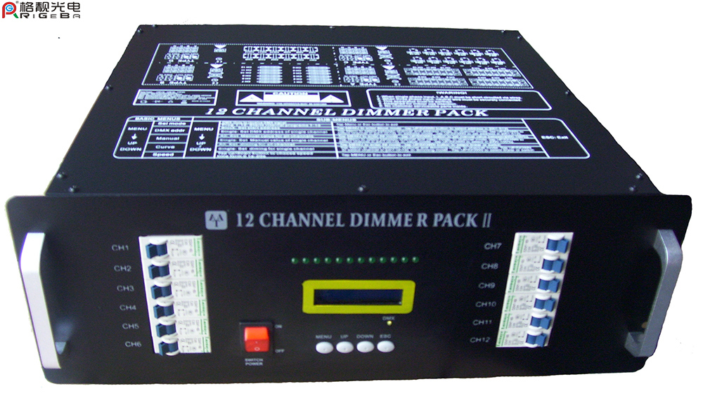 12CH Digital Dimmer DMX512 Controller Stage Light Dimmer