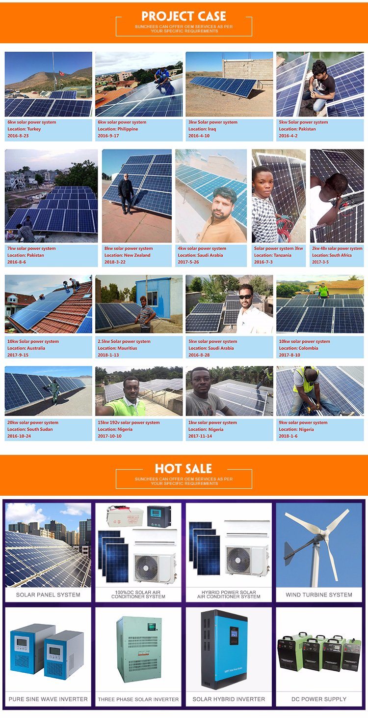 Best China Solar Products Factory Price Solar Panel 5000W 6000W 8000W Solar Energy Working Models