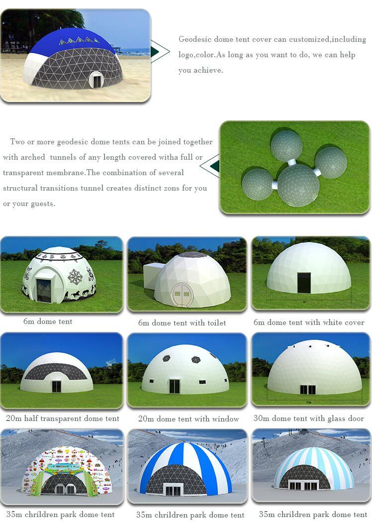 Economical and Practical Flexible Camping Dome Tent House