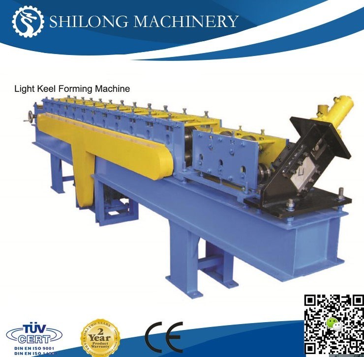 Galvanized Steel Light Keel Truss V Channel Profile Roll Forming Machine