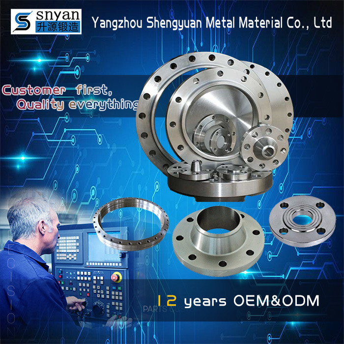 Aluminium 5A02 Weld Neck Flange for Different Dimensions