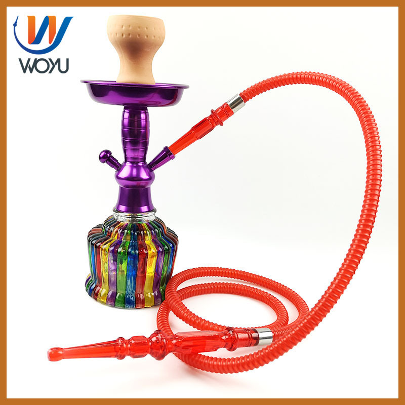 2018 New Style Mya One Tube Mini Aluminum Glass Hookah