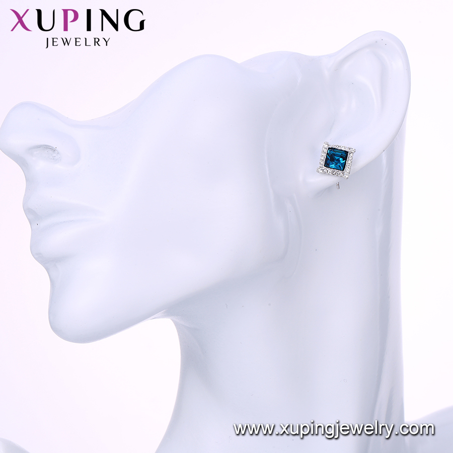 Xuping New Designs Handmade Crystals From Swarovski Happy New Year Earring