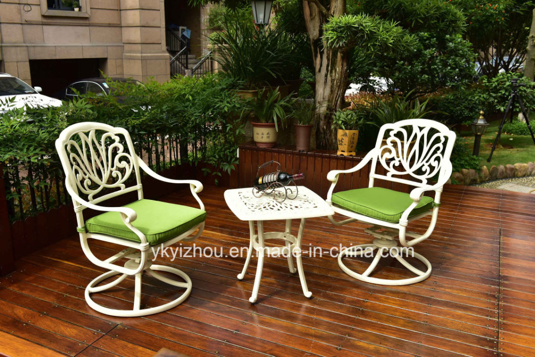 Cast Aluminum Tea Table and Chair Set Garden Furniture Outdoor Furniture-T005