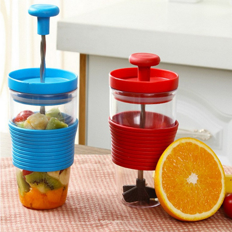 Fruit Stirring Cup Manually Juice Cup Milk Shake Manual Mixing Cup