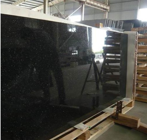 Black Galaxy Granite Countertops for Kitchen, Bathroom (YY-GS1672)