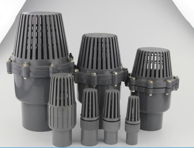 Js Manufacturer UPVC Foot Valve Pn10 with Thread