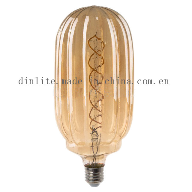 High Power E27 2W/4W/8W Gold pumpkin light decorative fancy light LED filament bulb with SGS/ISO9001/CE/RoHS