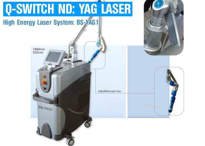 Q Switched ND YAG Laser Machine for Tattoo Freckle Removal