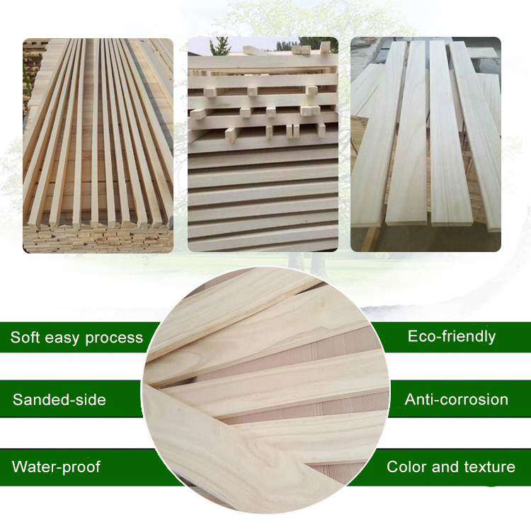 Best Price Paulownia Batten for Bed or Furniture