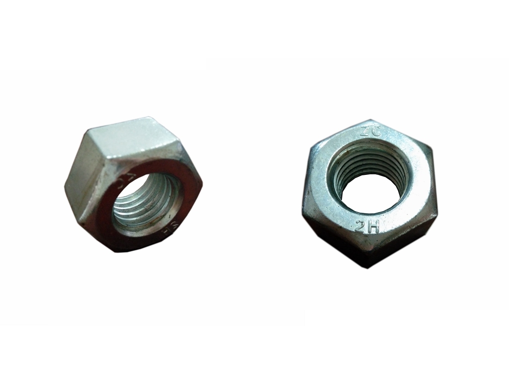 Heavy Hexagonal Head Zinc Plated High Strength Nuts ASTM A194