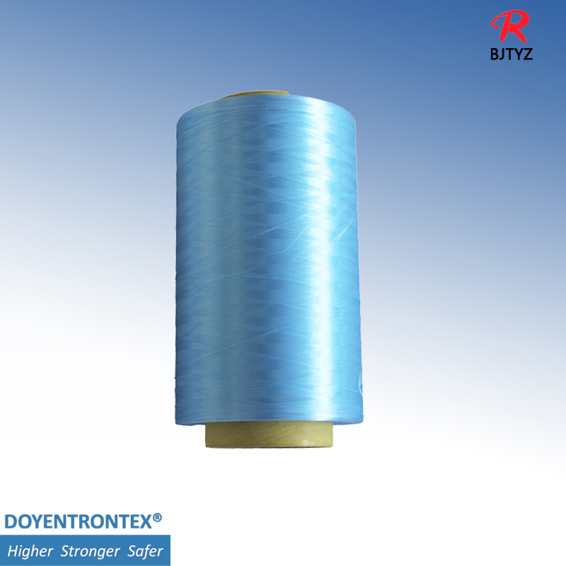 UHMWPE Fiber/PE Fiber/Hppe Fiber for Ropes/High Performance Fiber/Polyethylene Fiber/Ballistic Fiber /800d PE Fiber (Colored fiber) (TYZ-TM30-800D-Blue)
