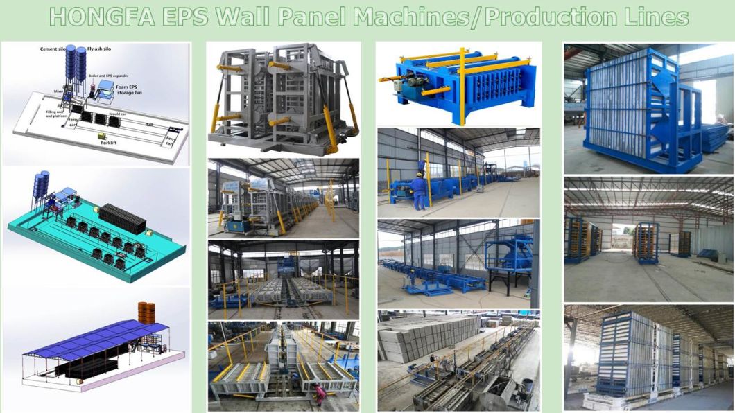 Fully Automatic Building Material Light Weight EPS Sandwich Wall Panel Making Machine